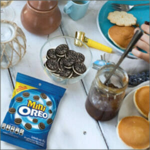 Oreo Mini Galleta de Chocolate con Vainilla 40 g