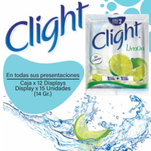 Clight Jugo en polvo Sin Calorías Limón BI Caja EC 12x15x14g SM