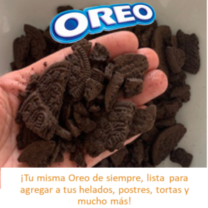 Oreo Trozos de Galleta de Chocolate Medianos Caja EC Crumbs 12x500g SM